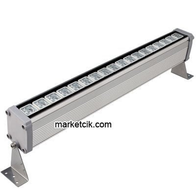 50cm 18 Watt Led Wallwasher Duvar Boyama Aydınlatma Armatürü, Beyaz-Günışığı-Mavi-Kırmızı-Yeşil-Amber-RGB Işık