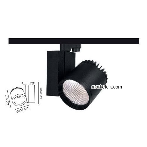 Marketcik 40 Watt Led Ray Spot Armatür MR2325