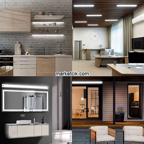 Cata CT-2478 120cm 36 Watt Yatay Led Bant Armatür Beyaz-Günışığı Işık