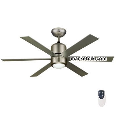 Kaşkar M4815 Aydınlatmalı 6 Kanatlı Kumandalı Tavan Vantilatörü