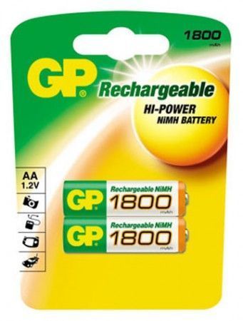 GP 2 Adet 1800mAh AA Ni-Mh Şarj Edilebilir Kalem Pil