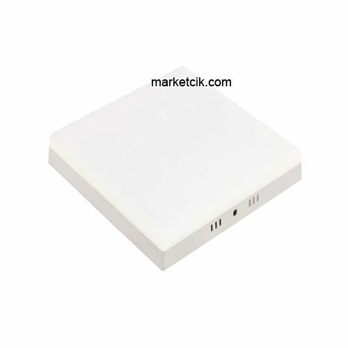 Horoz 18 Watt Sıva Üstü Kare Led Panel Armatür Günışığı-Beyaz Işık Beyaz