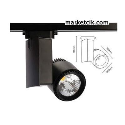Ayaz 30 Watt Led Ray Spot Armatür Beyaz ve Günışığı Işık Osram-Samsung Led