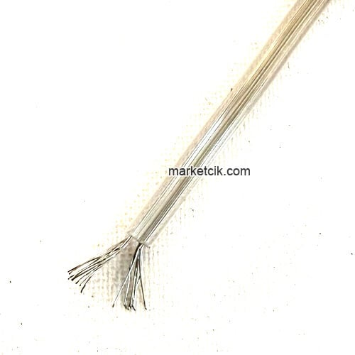 2x0,22 mm Şeffaf Kalaylı Bakır Kordon Kablo