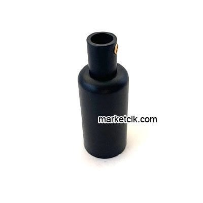 Marketcik Dekoratif Metal Siyah Lale E14 Duy