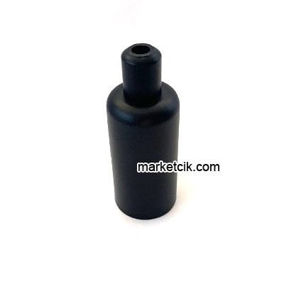 Marketcik Dekoratif Metal Siyah Lale E14 Duy