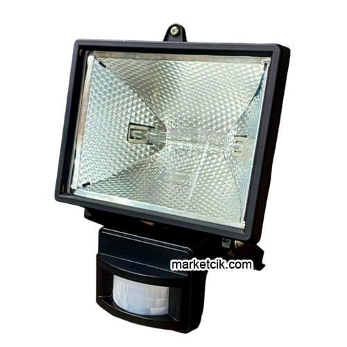 Klaus 500 Watt Sensörlü Halojen Projektör Ampul Dahil