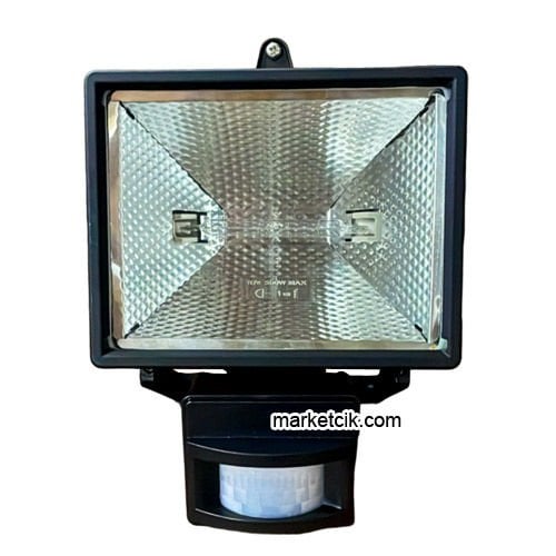 Klaus 500 Watt Sensörlü Halojen Projektör Ampul Dahil