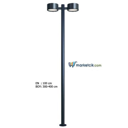 Ayaz 3 metre 300x100 Modern Led Park Bahçe Aydınlatma Direği
