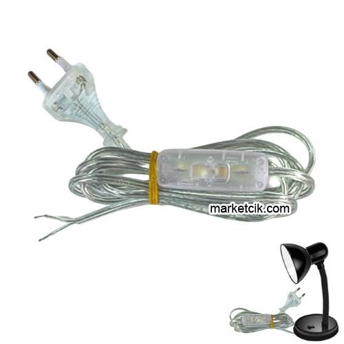 Marketcik Çini Seramik Vazo Abajur Masa Lambası Aydınlatma Sistemi Siyah E27 Duy