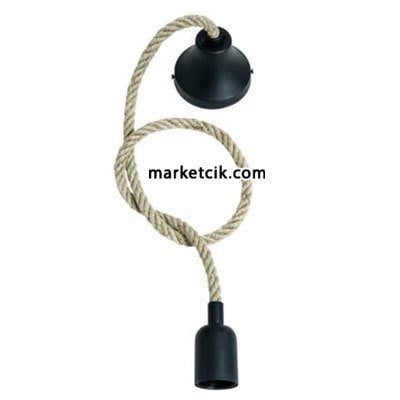 Cata CT-4300 1cm Duylu ve Rozanslı Dekoratif Halat Sarkıt Avize