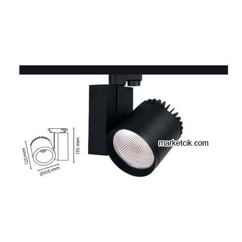 Marketcik 40 Watt Led Ray Spot Armatür MR2028