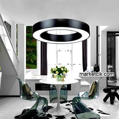 70 cm 70 Watt Sıva Üstü Sarı Işık Led Simit Linear Aydınlatma Armatürü