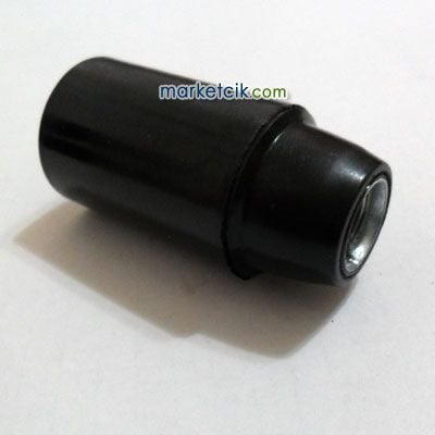 Marketcik Siyah Plastik E14 Duy Dekoratif Standart Avize Ampul Duyu