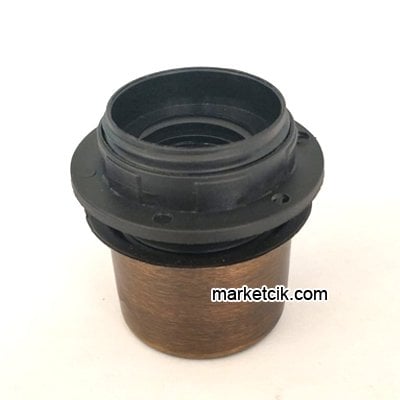 Marketcik E27 Metal Eskitme Yarım Lale