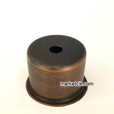 Marketcik E27 Metal Eskitme Yarım Lale