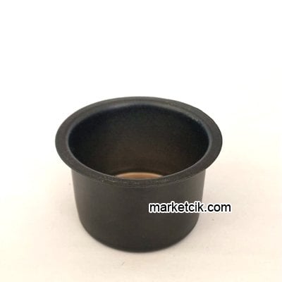 Marketcik E27 Metal Siyah Yarım Lale