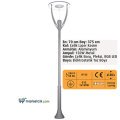 Ayaz 375x70 Modern Endirek Park Bahçe Aydınlatma Direği
