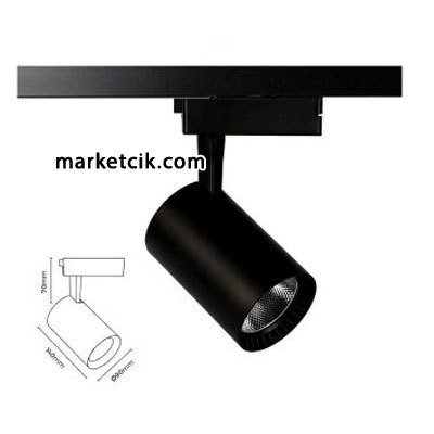 Marketcik 30 Watt Led Ray Spot Armatür Beyaz ve Günışığı Işık Osram-Samsung Led