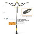 Ayaz 1000x400 Dekoratif Park Bahçe Aydınlatma Direği