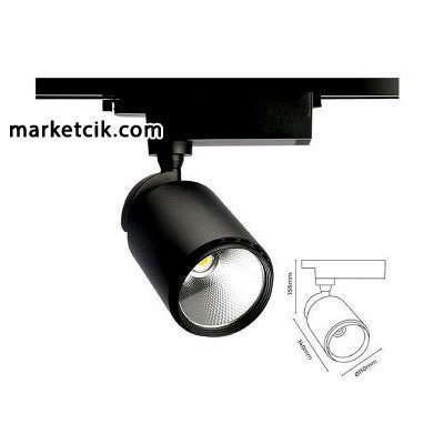 Marketcik 44 Watt Led Ray Spot Armatür Beyaz ve Günışığı Işık Osram-Samsung Led
