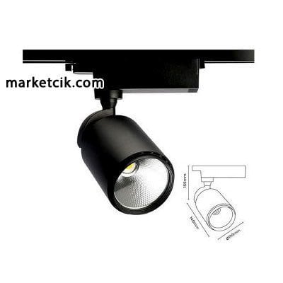 Marketcik 44 Watt Led Ray Spot Armatür Beyaz ve Günışığı Işık Osram-Samsung Led