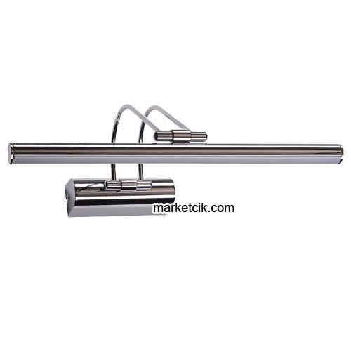 Marketcik 12 Watt Krom Led Duvar Resim Tablo Flüt Aplik Günışığı Işık