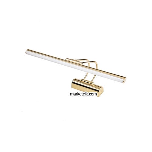 Marketcik 12 Watt Gold Led Duvar Resim Tablo Flüt Aplik Günışığı Işık