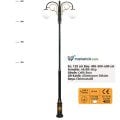 Ayaz 4 Metre 400x120 Dekoratif Park Bahçe Aydınlatma Direği