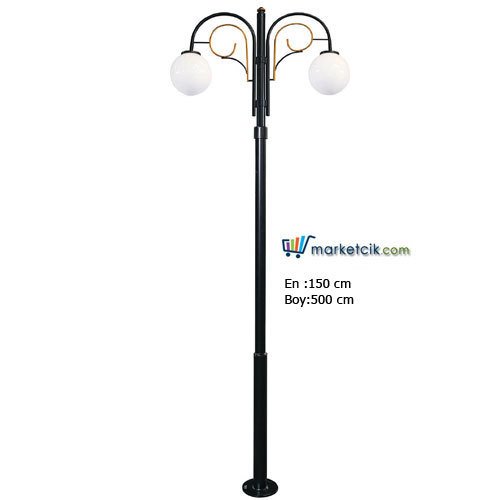 Ayaz 500x150 Dekoratif Park Bahçe Aydınlatma Direği