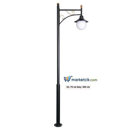 Ayaz 400x70 Dekoratif Park Bahçe Aydınlatma Direği