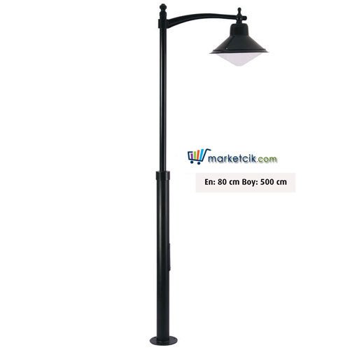 Ayaz 500x80 Dekoratif Park Bahçe Aydınlatma Direği