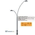 Ayaz 6 Metre 600x280 Dekoratif Park Bahçe Aydınlatma Direği