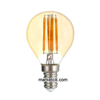 Dekoratif 4 Watt Led Rustik Top Ampul E14 Duy