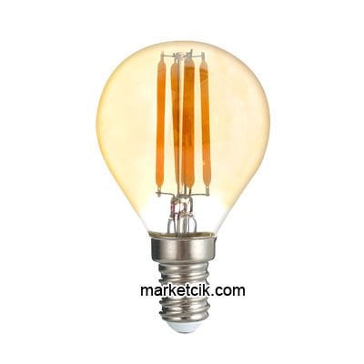 Dekoratif 4 Watt Led Rustik Top Ampul E14 Duy