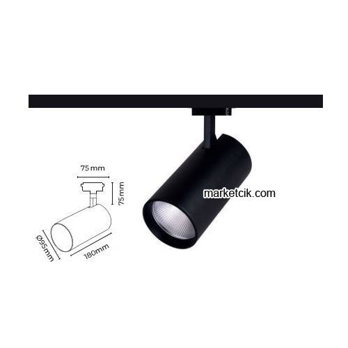 Marketcik 40 Watt Led Ray Spot Armatür MR2047