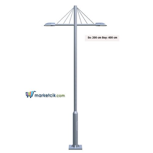 Ayaz 400x200 Dekoratif Park Bahçe Aydınlatma Direği