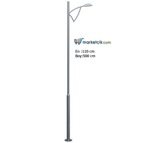 Ayaz 500x110 Dekoratif Park Bahçe Aydınlatma Direği