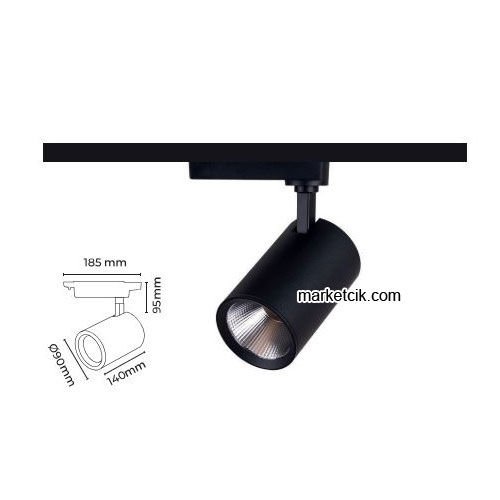Marketcik 30 Watt Led Ray Spot Armatür MR2050
