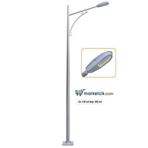 Ayaz 400x140 Dekoratif Park Bahçe Aydınlatma Direği