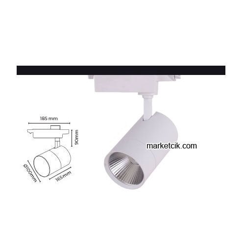 Marketcik 40 Watt Led Ray Spot Armatür MR2048