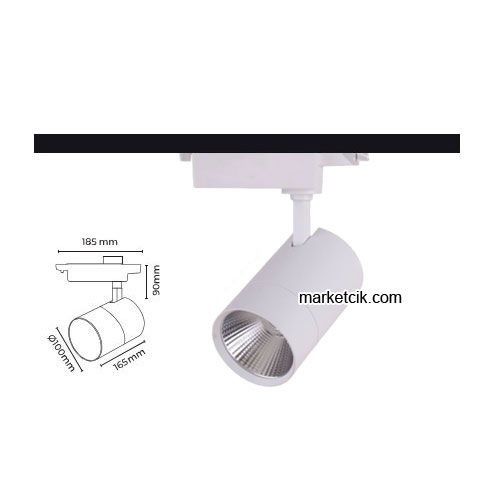 Marketcik 30 Watt Led Ray Spot Armatür MR204836