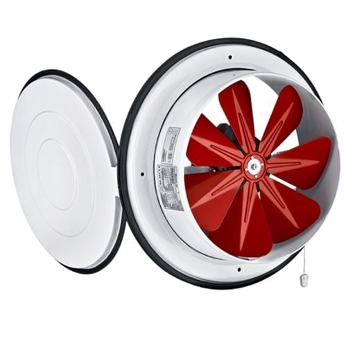 Fanex, Fansan 16 cm 35 Watt Cam Tipi Kapaklı Aspiratör Fan
