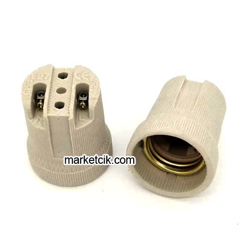 Marketcik Standart E27 Taş Porselen Duy 1-100 Adet