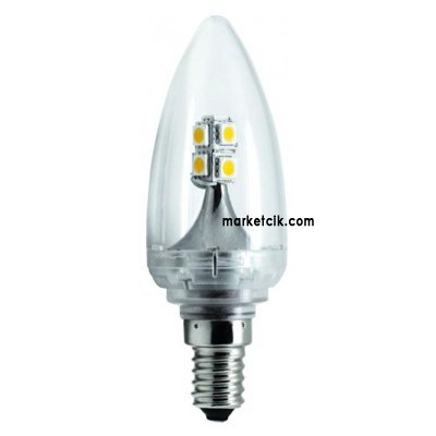 Landlite 2,5 Watt Beyaz Led Ampul, E14 İnce Duylu Avize Tipi Ampul, STOK SORUNUZ