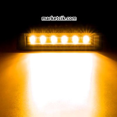 Cata CT-4694 20cm 6 Watt Led Wallwasher Duvar Boyama Aydınlatma Armatürü, Beyaz-Günışığı-Mavi-Kırmızı-Yeşil-Amber Işık Gün ışığı