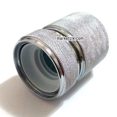 Marketcik Dekoratif Desenli Krom Renk E27 Duy