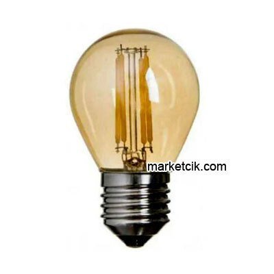 Edison Dekoratif Led Rustik Top Ampul 6 Watt E27 Duy, Top Ampul Modeli