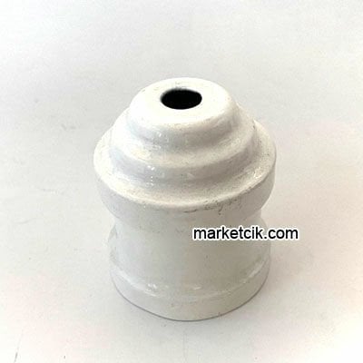 Marketcik Dekoratif Metal Beyaz Lale E27 Duylar İçin BOŞ LALE