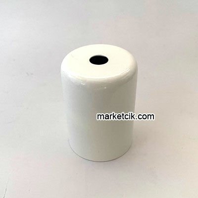 Marketcik Dekoratif Metal Beyaz Lale E27 Duylar İçin